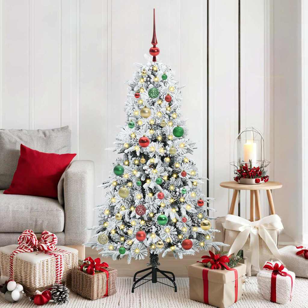 Kunstmatige Inklapbare Kerstboom Groen 150 cm PE en PVC