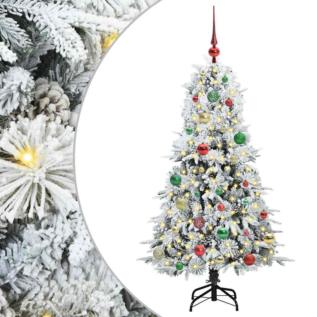 Kunstmatige Inklapbare Kerstboom Groen 150 cm PE en PVC