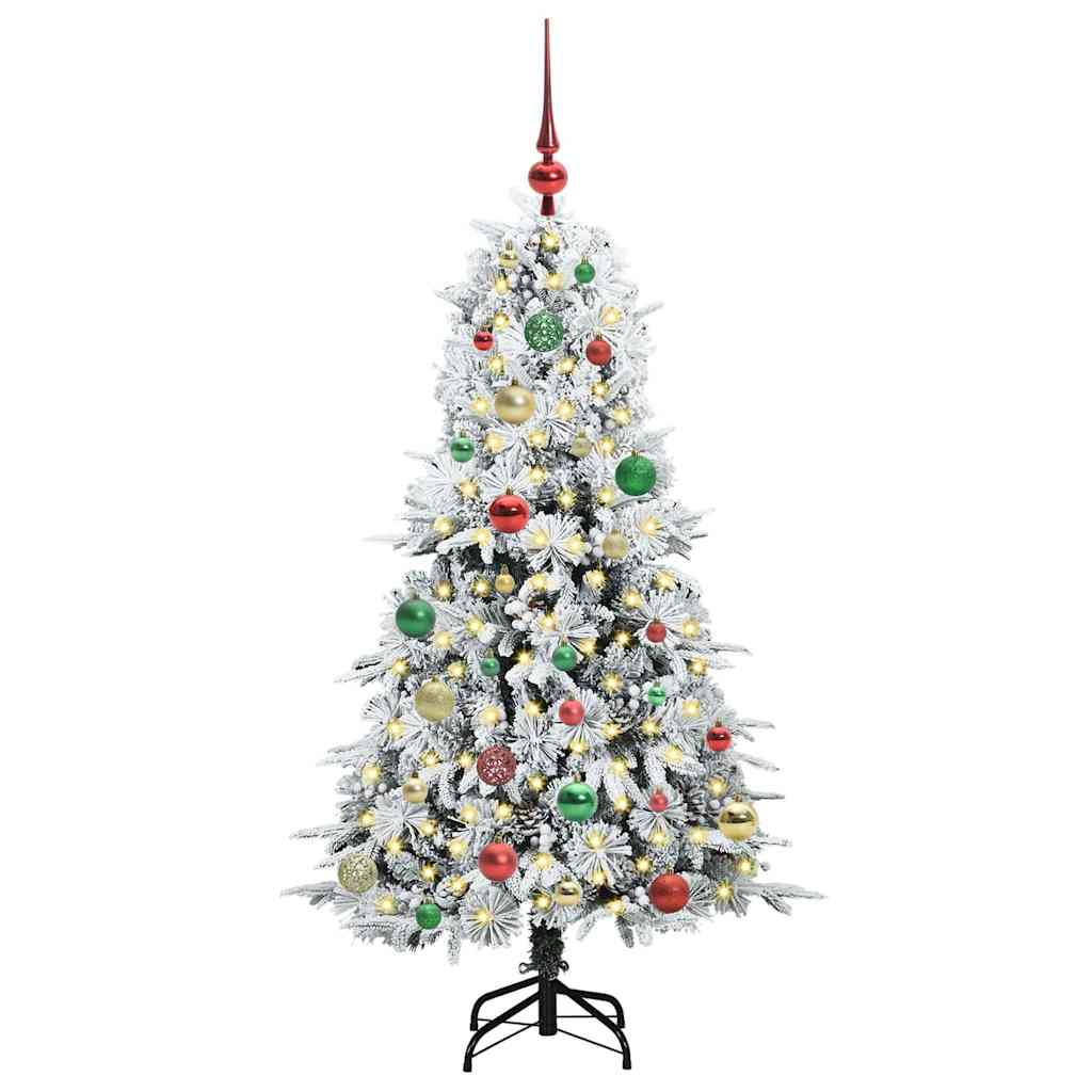 Kunstmatige Inklapbare Kerstboom Groen 150 cm PE en PVC