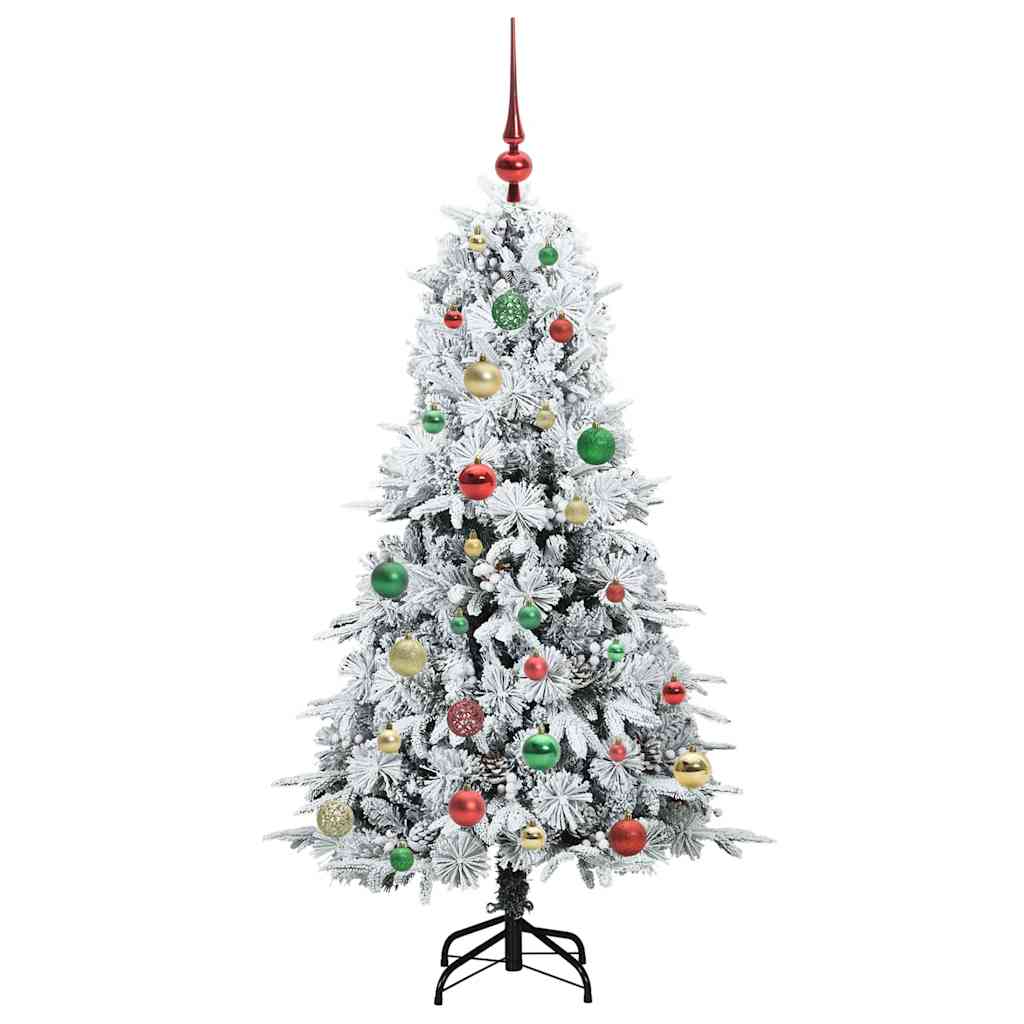Kunstmatige Inklapbare Kerstboom Groen 150 cm PE en PVC