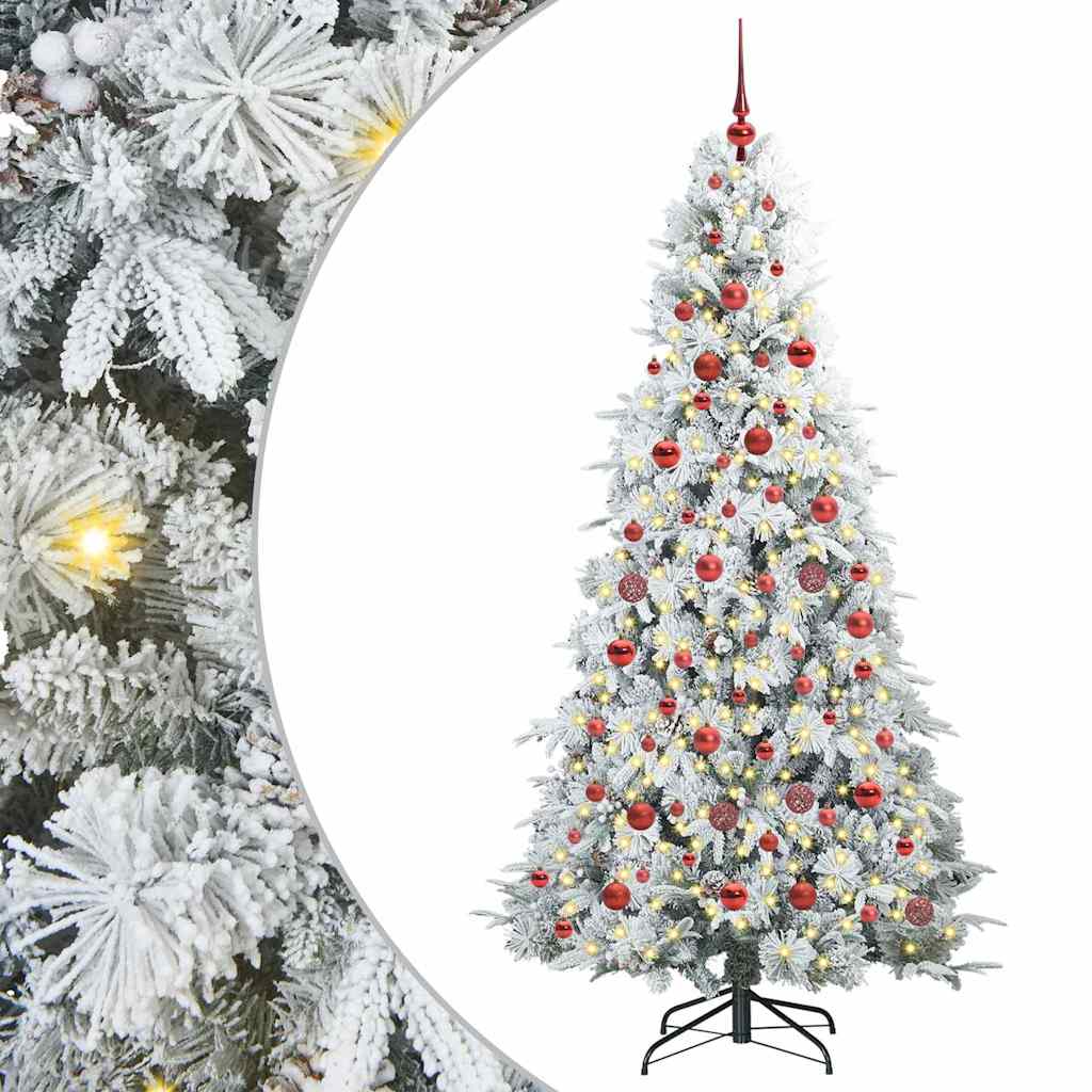 Kunstmatige Inklapbare Kerstboom Groen 180 cm PE en PVC