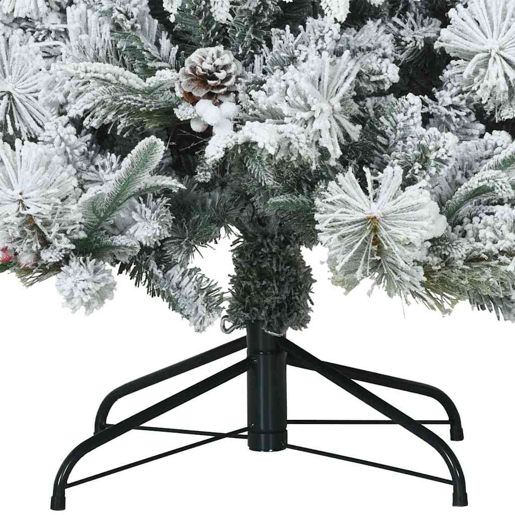 Kunstmatige Inklapbare Kerstboom Groen 210 cm PE en PVC