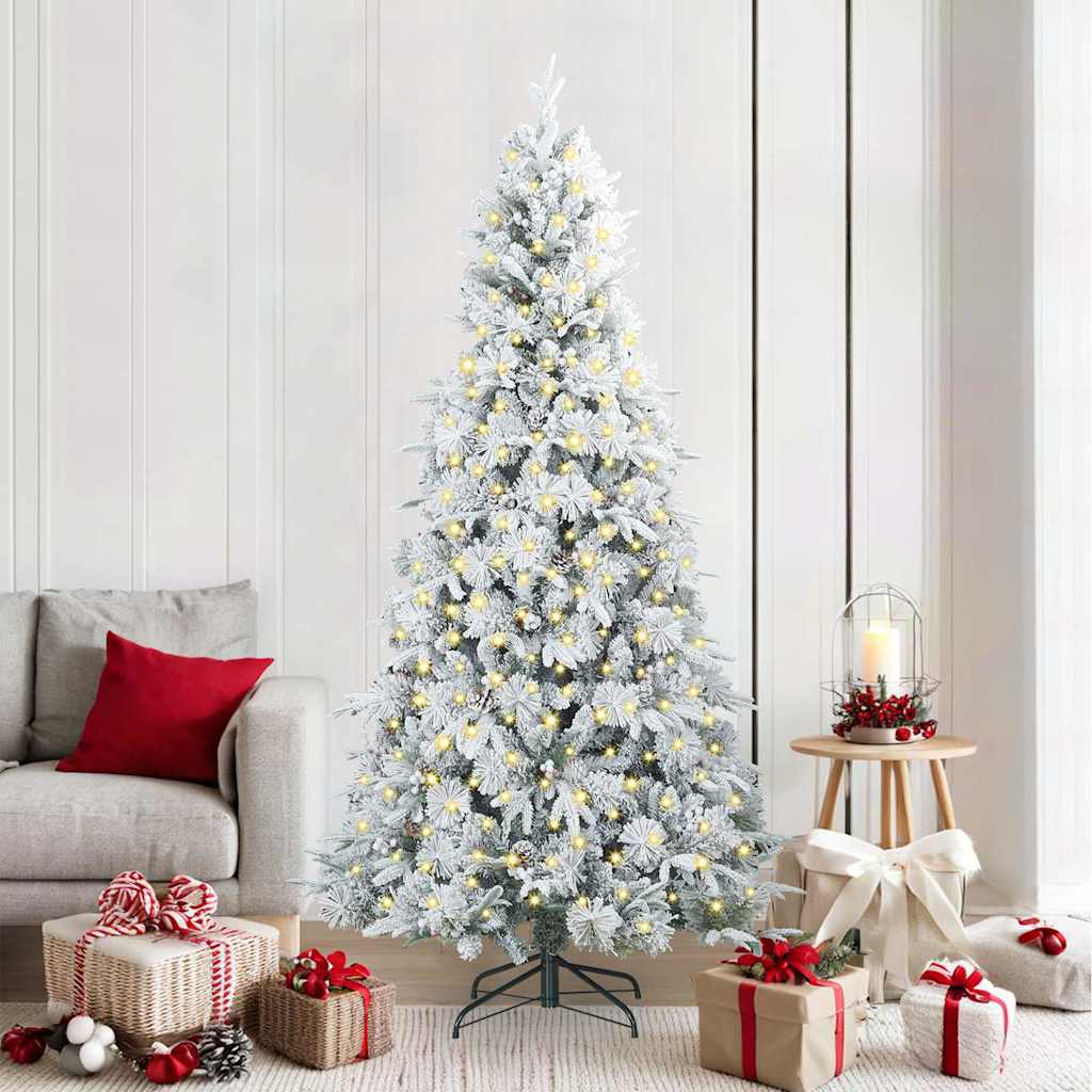 Kunstmatige Inklapbare Kerstboom Groen 210 cm PE en PVC