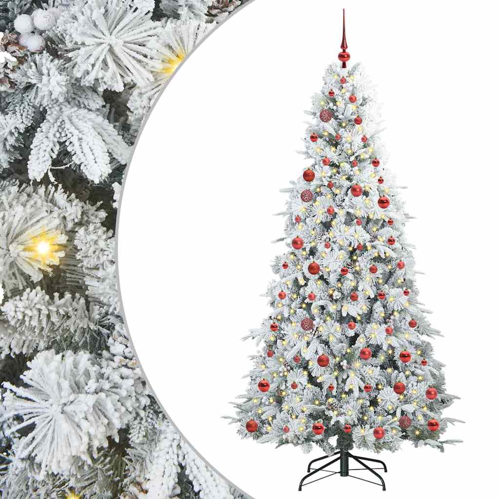 Kunstmatige Inklapbare Kerstboom Groen 210 cm PE en PVC