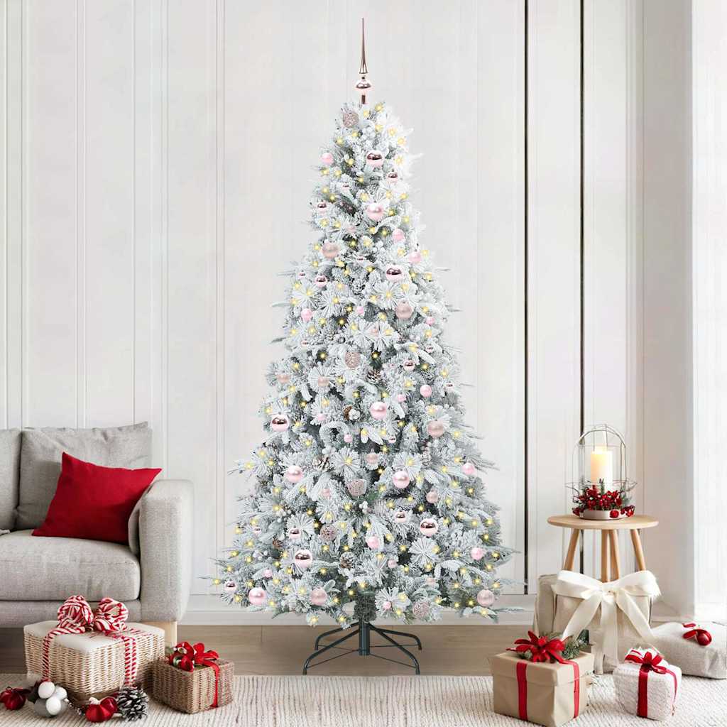 Kunstmatige Inklapbare Kerstboom Groen 210 cm PE en PVC