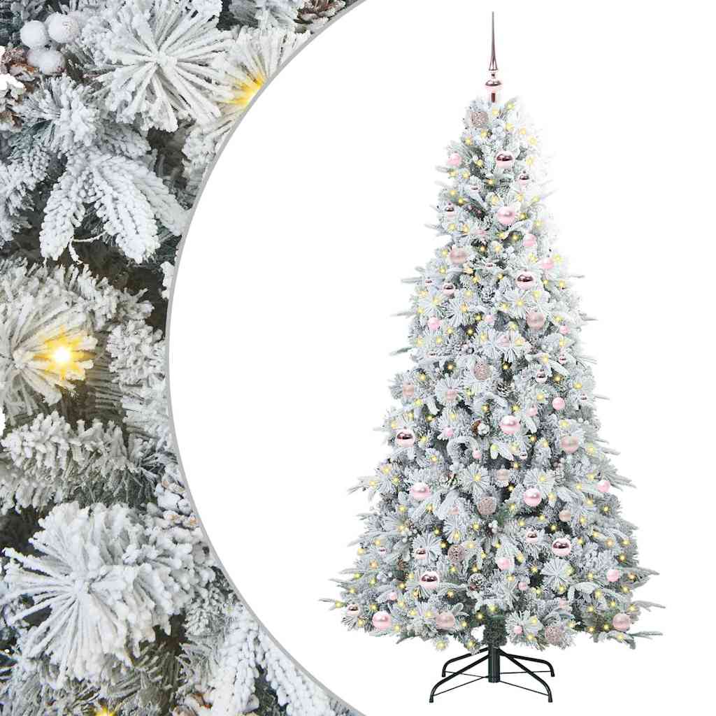 Kunstmatige Inklapbare Kerstboom Groen 210 cm PE en PVC