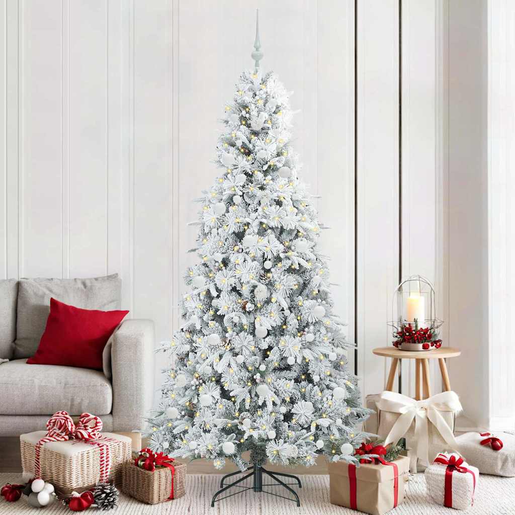 Kunstmatige Inklapbare Kerstboom Groen 210 cm PE en PVC