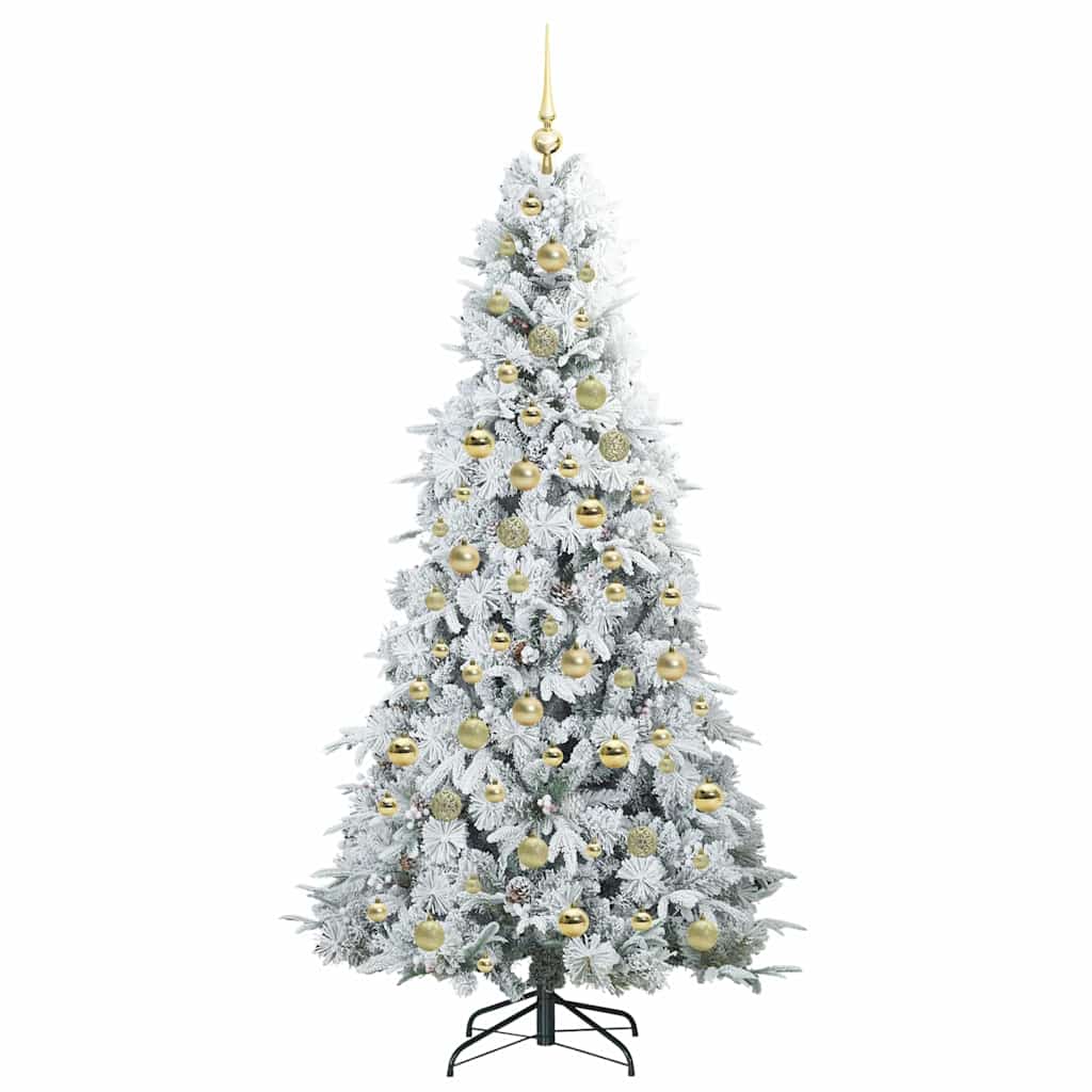 Kunstmatige Inklapbare Kerstboom Groen 210 cm PE en PVC