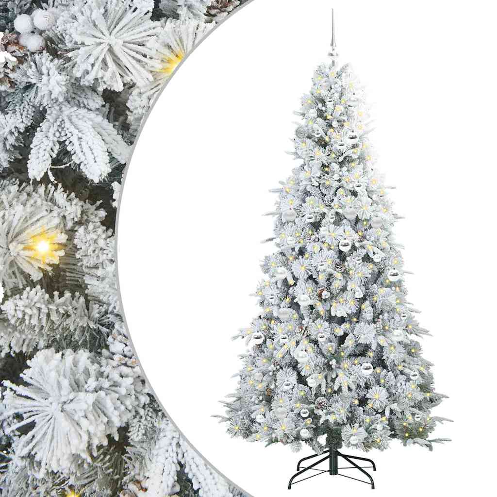 Kunstmatige Inklapbare Kerstboom Groen 210 cm PE en PVC