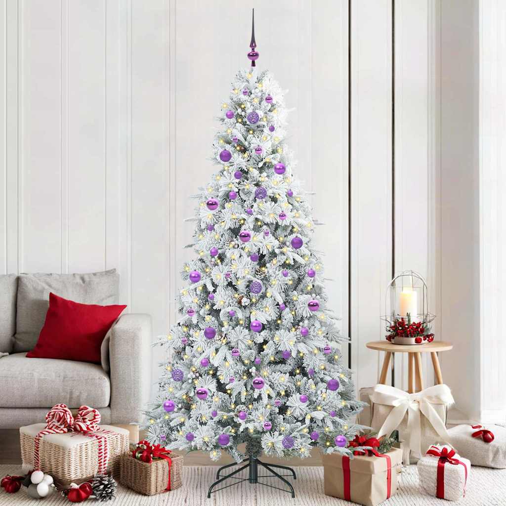 Kunstmatige Inklapbare Kerstboom Groen 210 cm PE en PVC