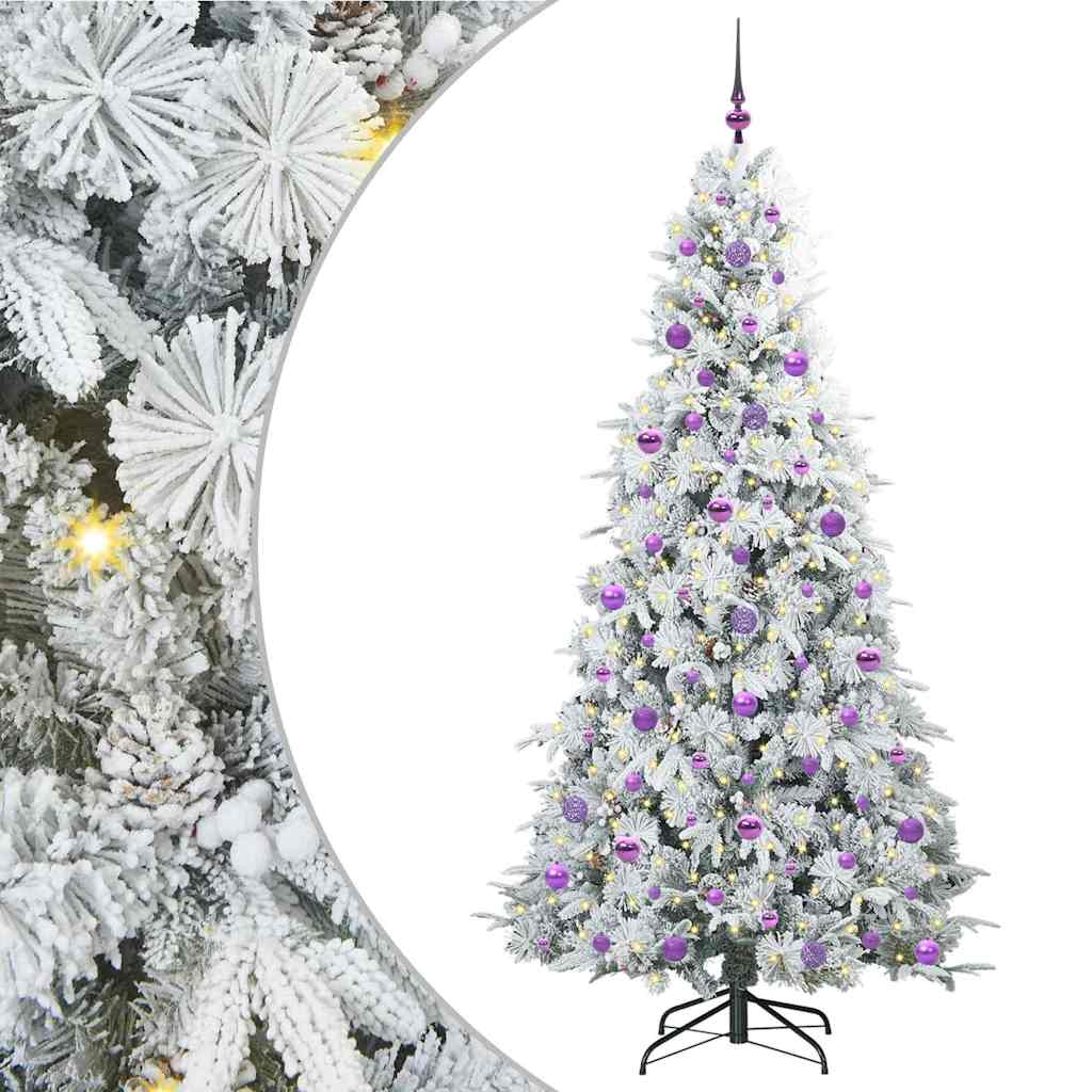 Kunstmatige Inklapbare Kerstboom Groen 210 cm PE en PVC