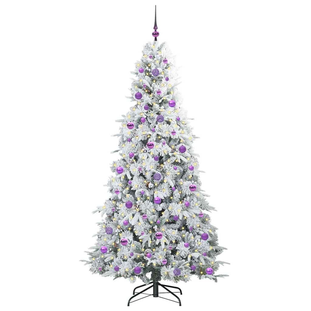 Kunstmatige Inklapbare Kerstboom Groen 210 cm PE en PVC