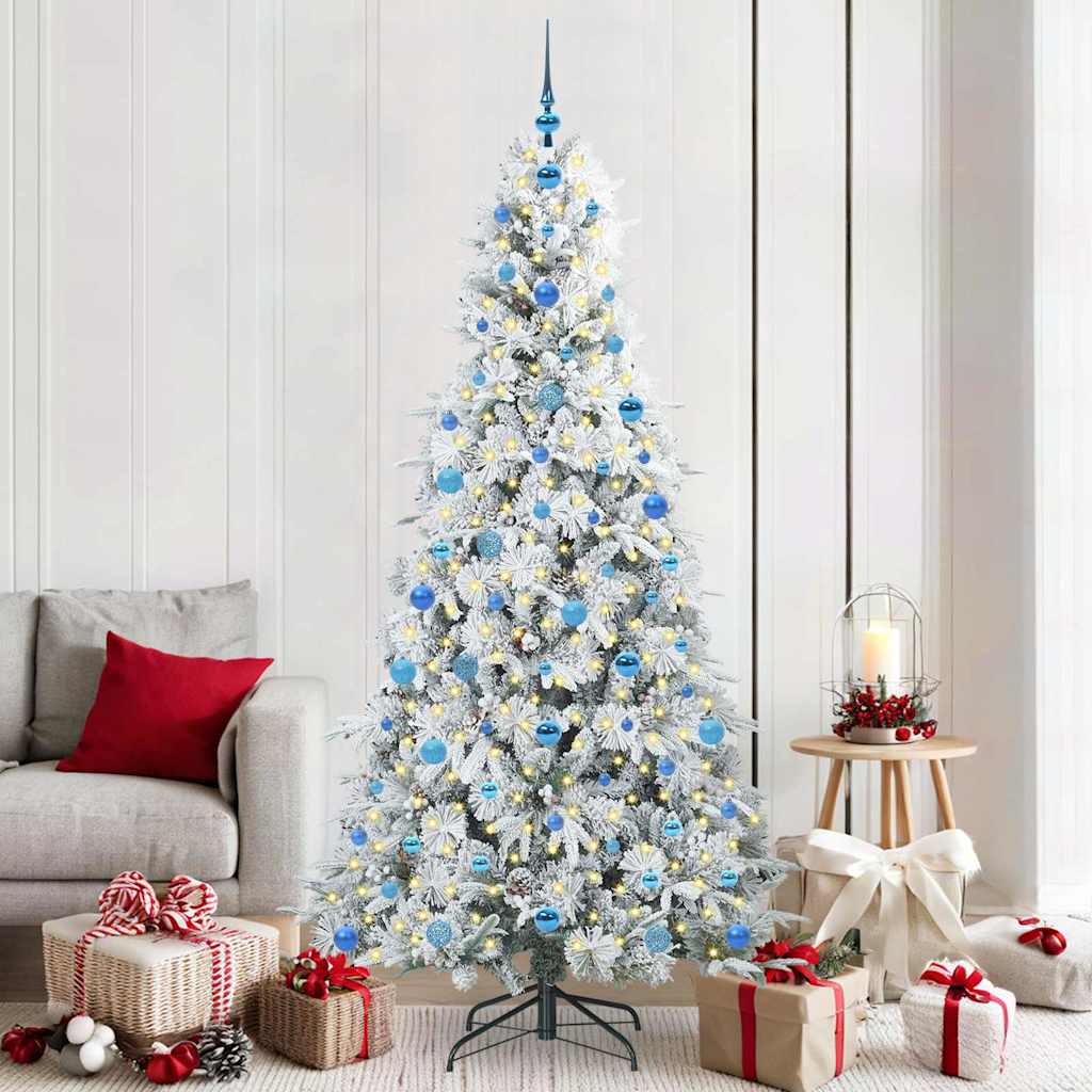 Kunstmatige Inklapbare Kerstboom Groen 210 cm PE en PVC