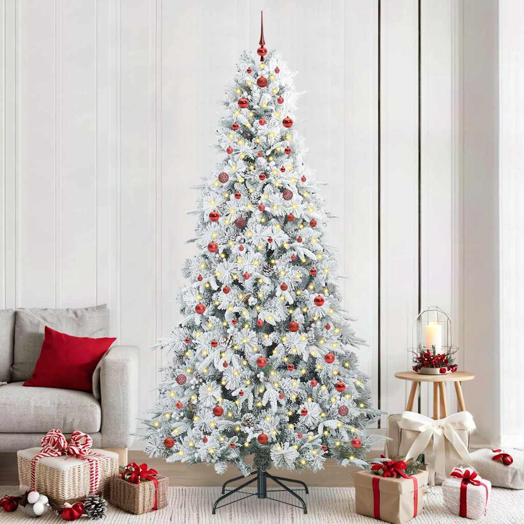 Kunstmatige Inklapbare Kerstboom Groen 240 cm PE en PVC