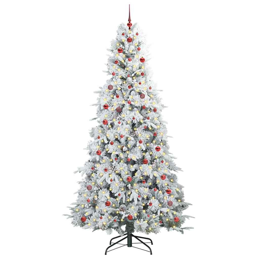 Kunstmatige Inklapbare Kerstboom Groen 240 cm PE en PVC