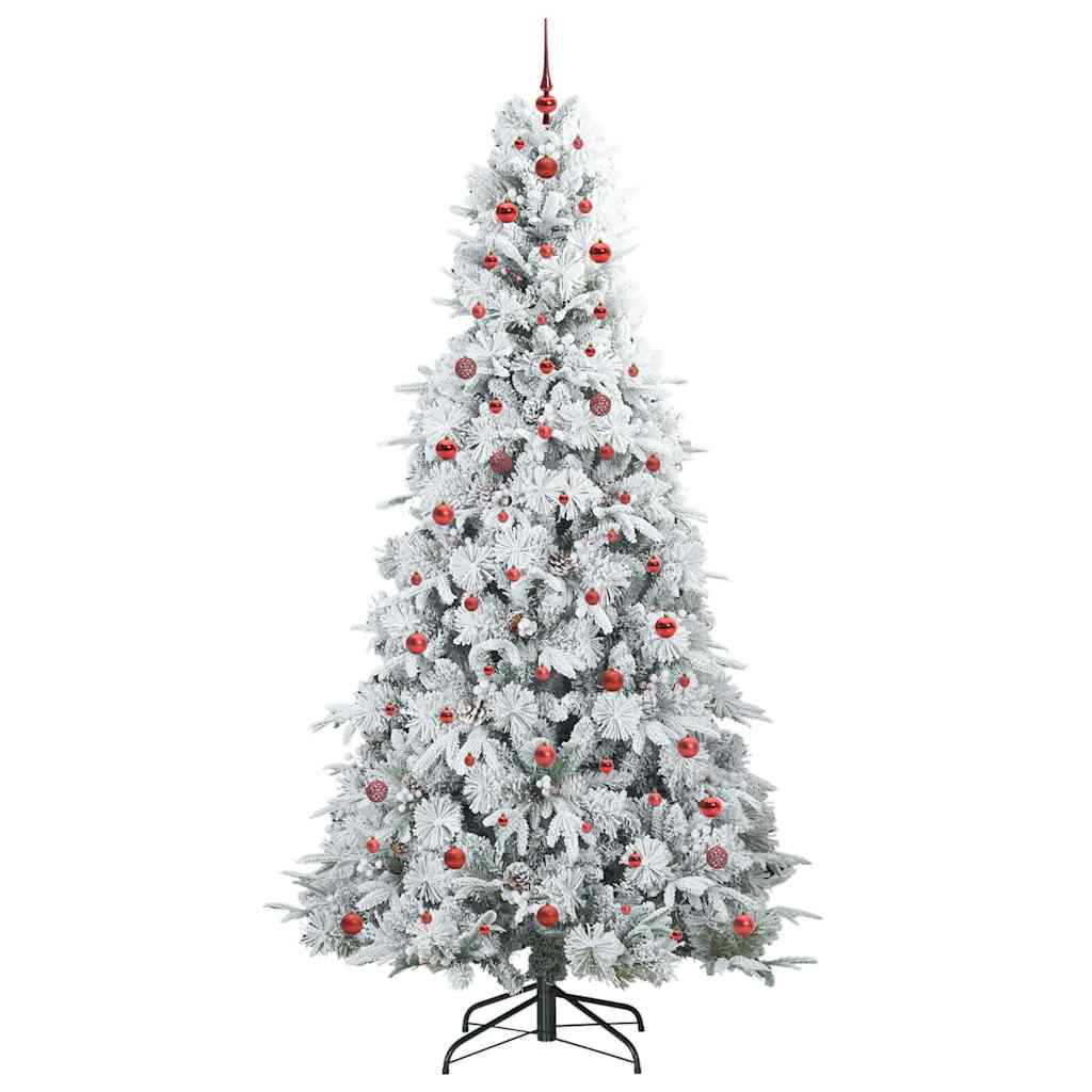 Kunstmatige Inklapbare Kerstboom Groen 240 cm PE en PVC