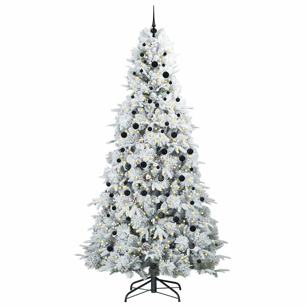 Kunstmatige Inklapbare Kerstboom Groen 240 cm PE en PVC