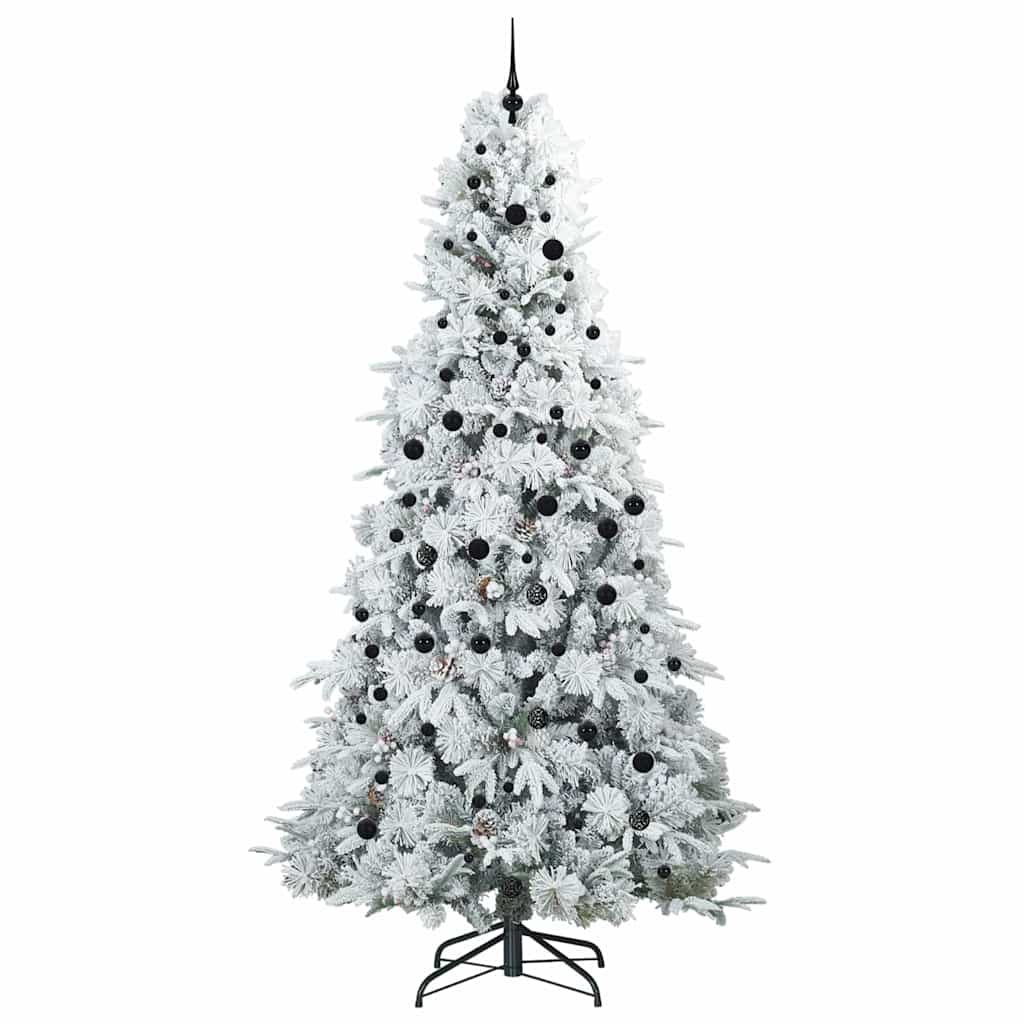 Kunstmatige Inklapbare Kerstboom Groen 240 cm PE en PVC
