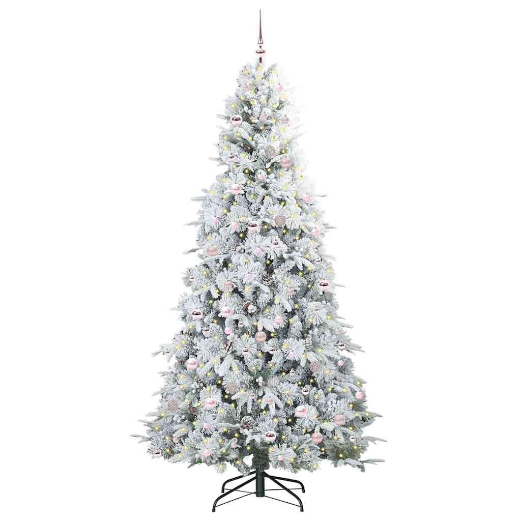 Kunstmatige Inklapbare Kerstboom Groen 240 cm PE en PVC