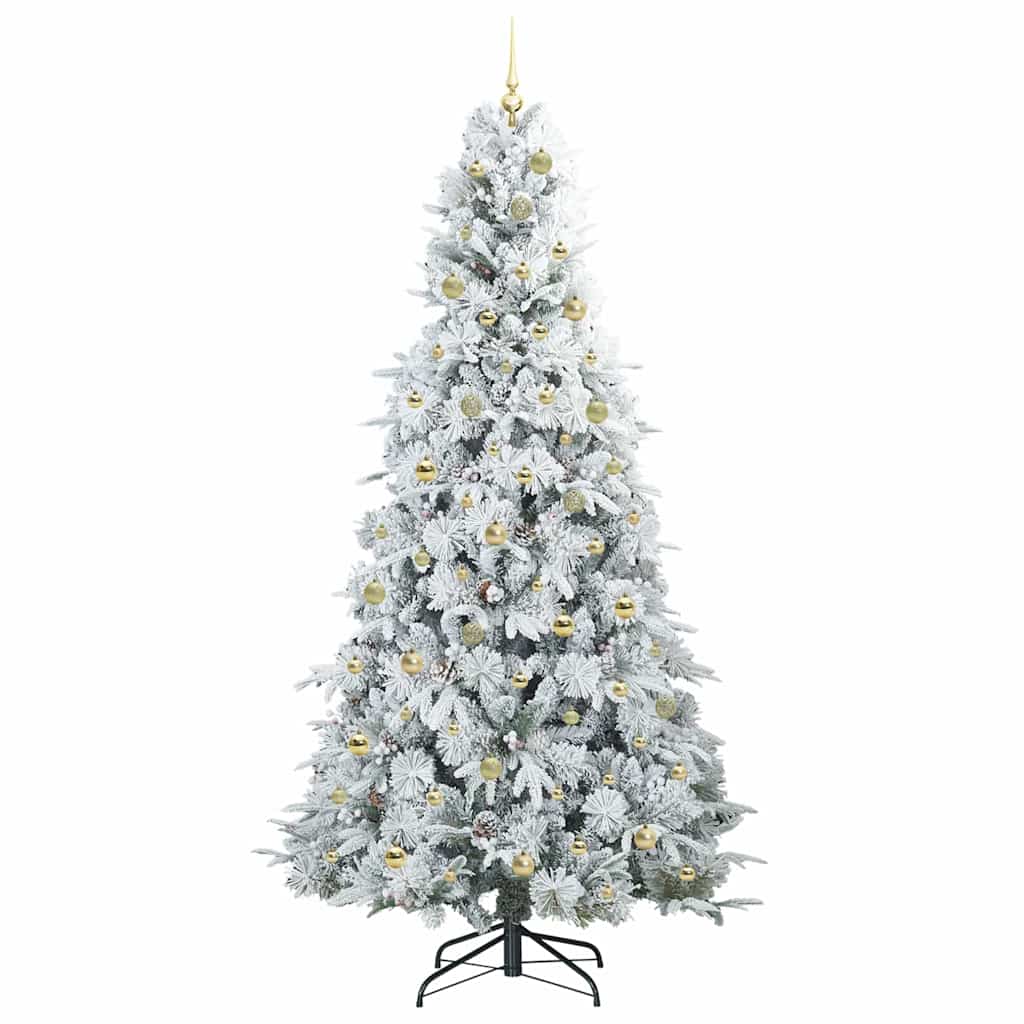Kunstmatige Inklapbare Kerstboom Groen 240 cm PE en PVC