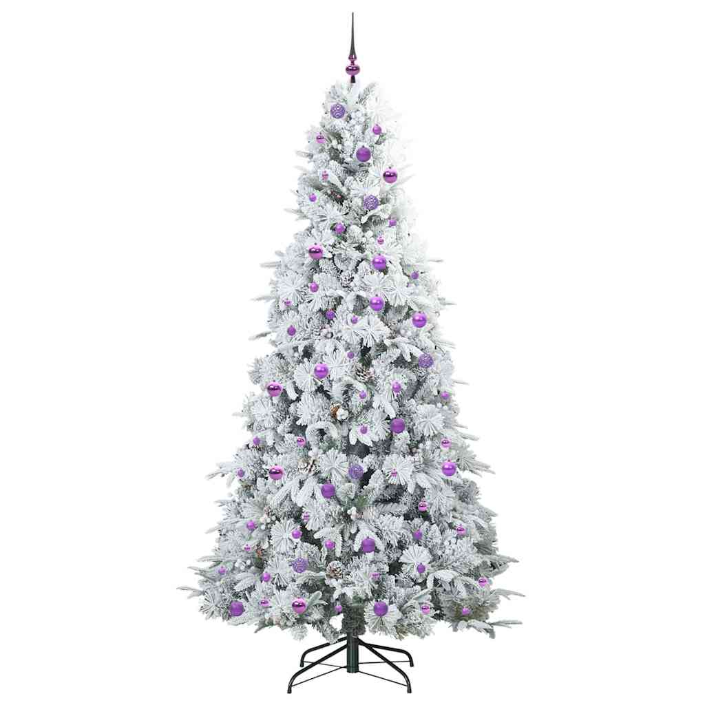 Kunstmatige Inklapbare Kerstboom Groen 240 cm PE en PVC