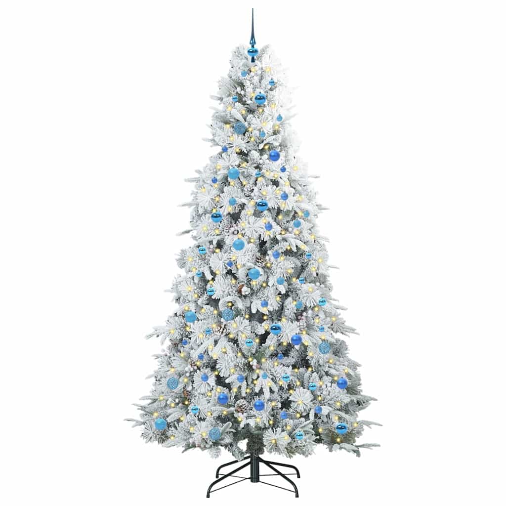 Kunstmatige Inklapbare Kerstboom Groen 240 cm PE en PVC