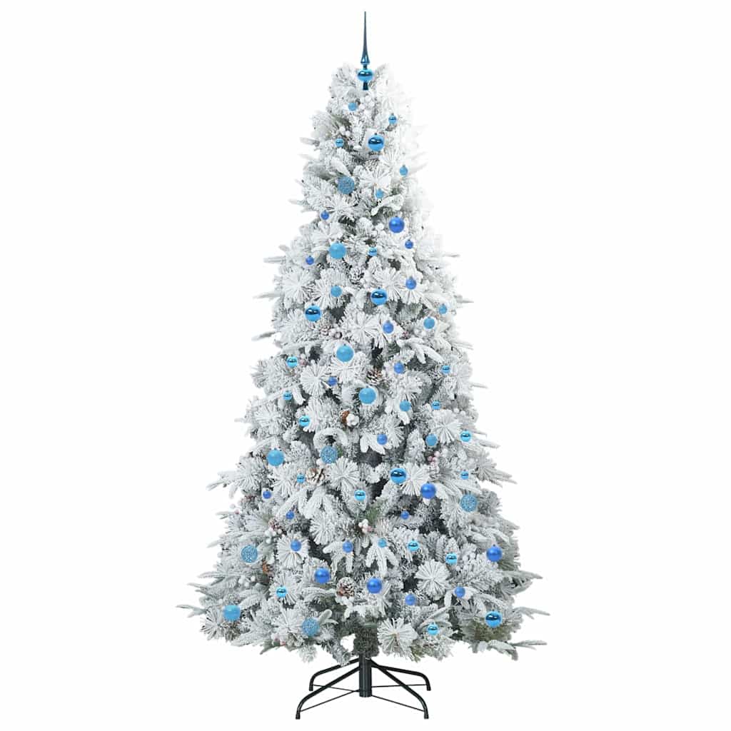 Kunstmatige Inklapbare Kerstboom Groen 240 cm PE en PVC