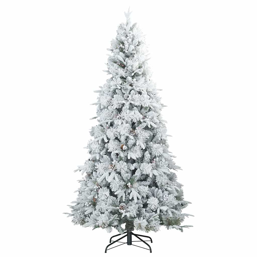 Kunstmatige Inklapbare Kerstboom Groen 240 cm PE en PVC