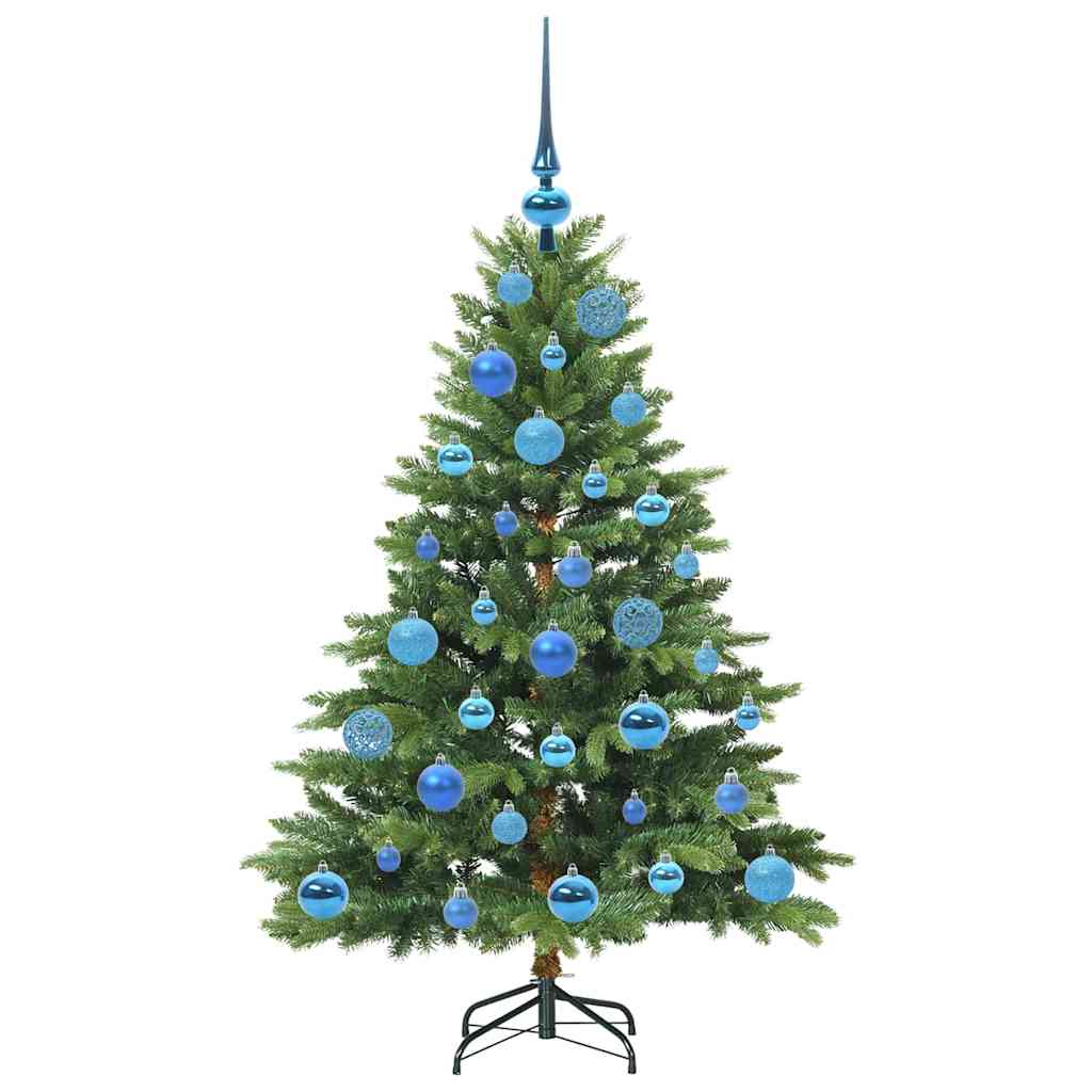 Kunstkerstboom met 150 LED met standaard Groen 120 cm PE en PVC
