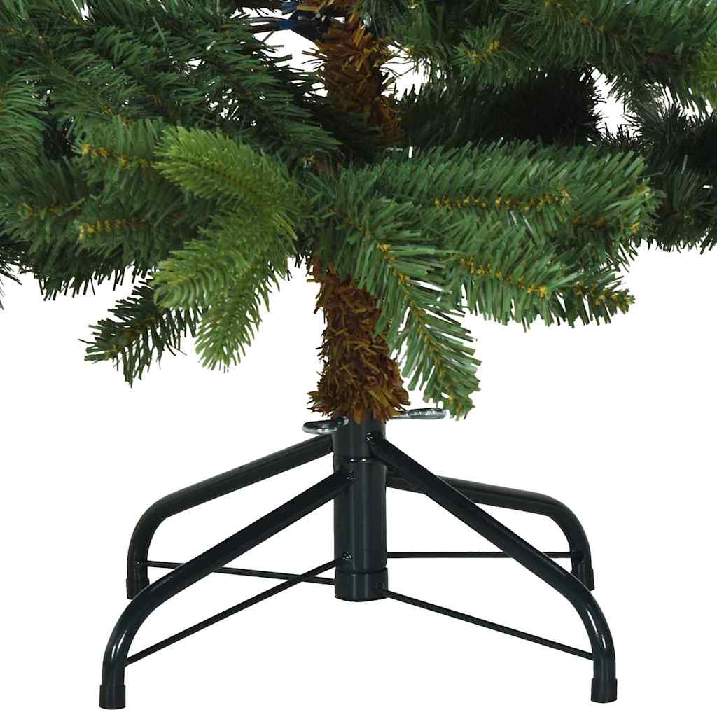 Kunstkerstboom met 150 LED met standaard Groen 150 cm PE en PVC