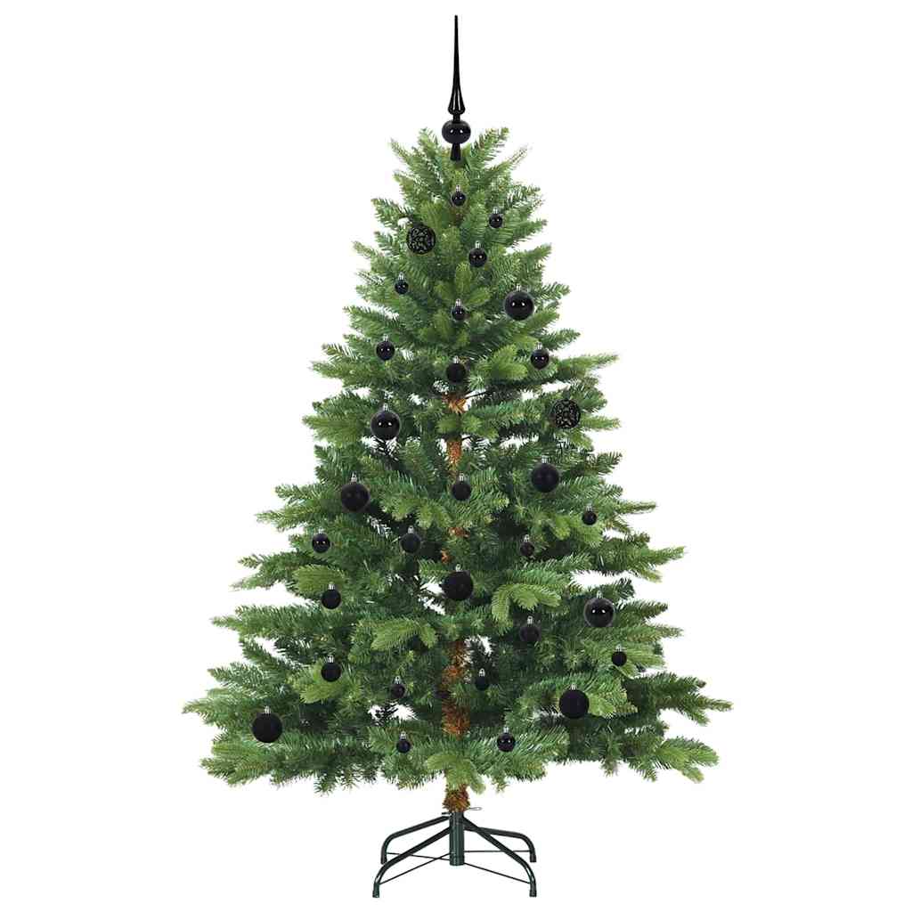 Kunstkerstboom met 150 LED met standaard Groen 150 cm PE en PVC