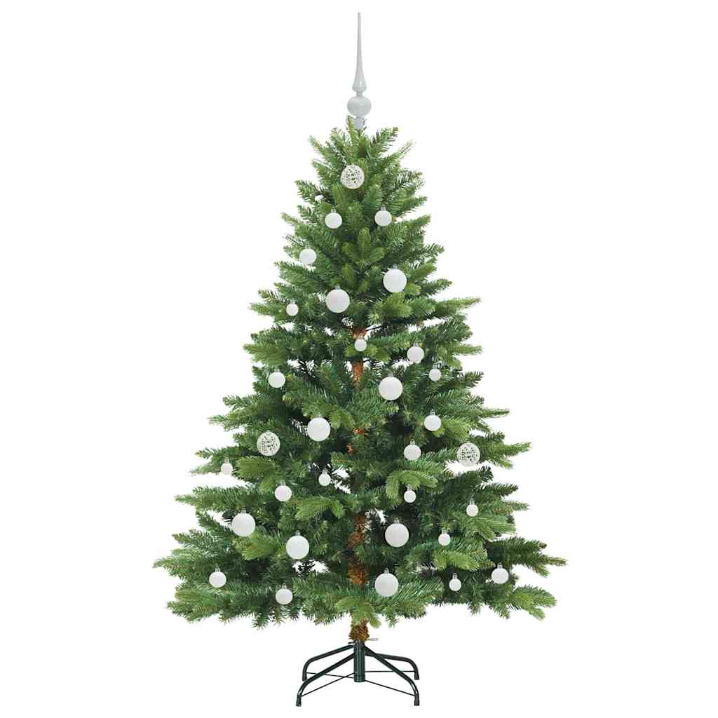 Kunstkerstboom met 150 LED met standaard Groen 150 cm PE en PVC