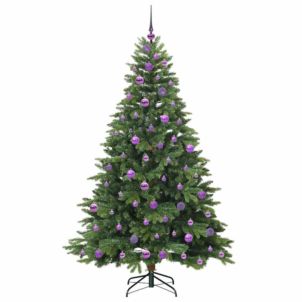 Kunstkerstboom met 300 LED met standaard Groen 180 cm PE en PVC