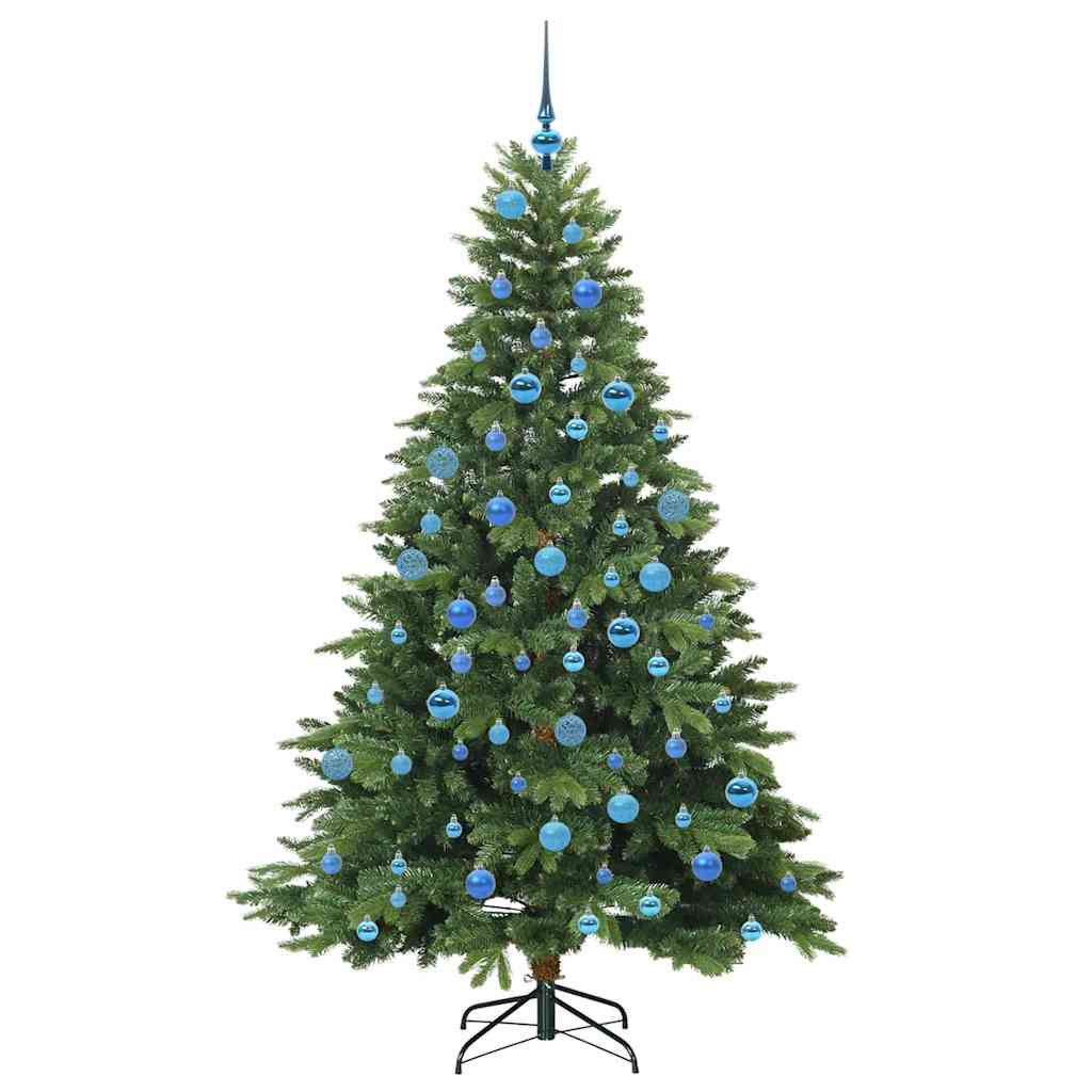 Kunstkerstboom met 300 LED met standaard Groen 180 cm PE en PVC