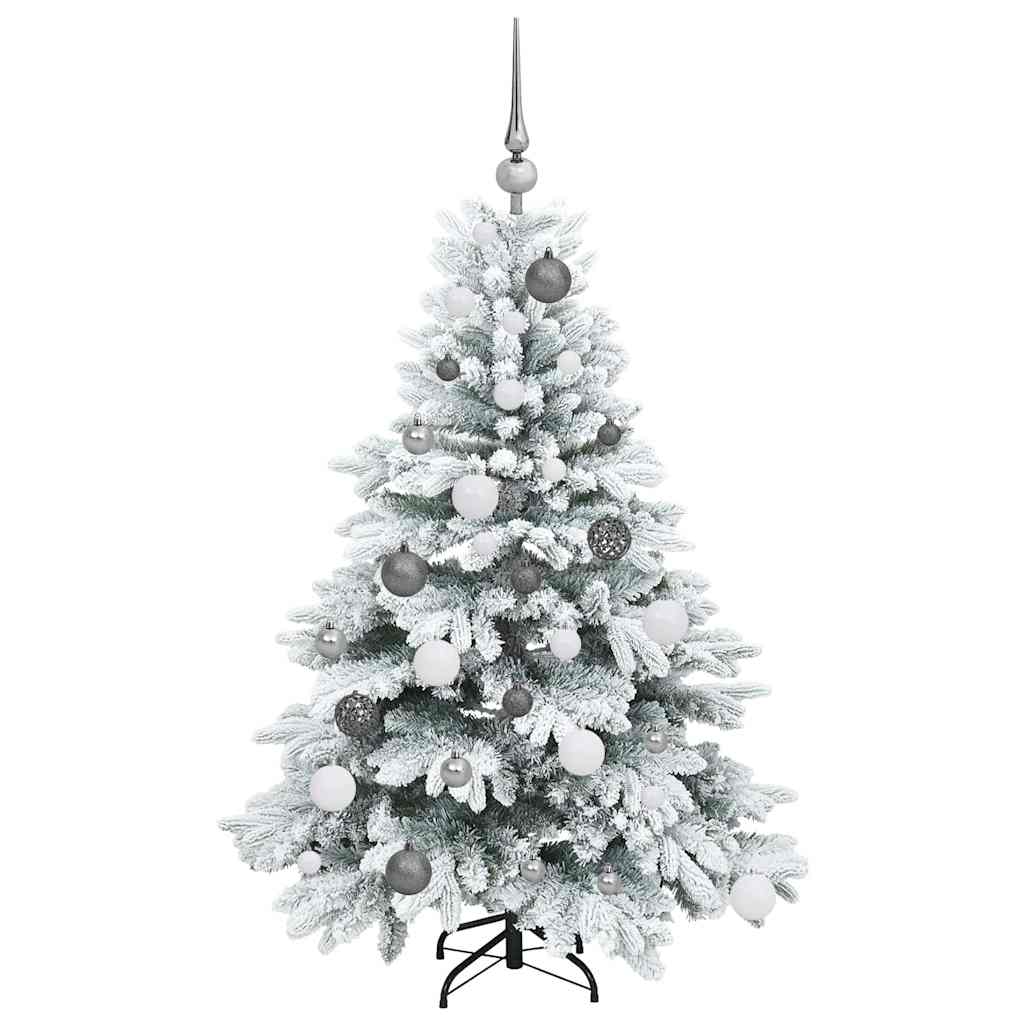 Kunstkerstboom met 150 LED met standaard Groen 120 cm PE en PVC