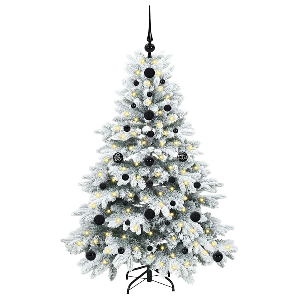 Kunstkerstboom met 150 LED met standaard Groen 120 cm PE en PVC