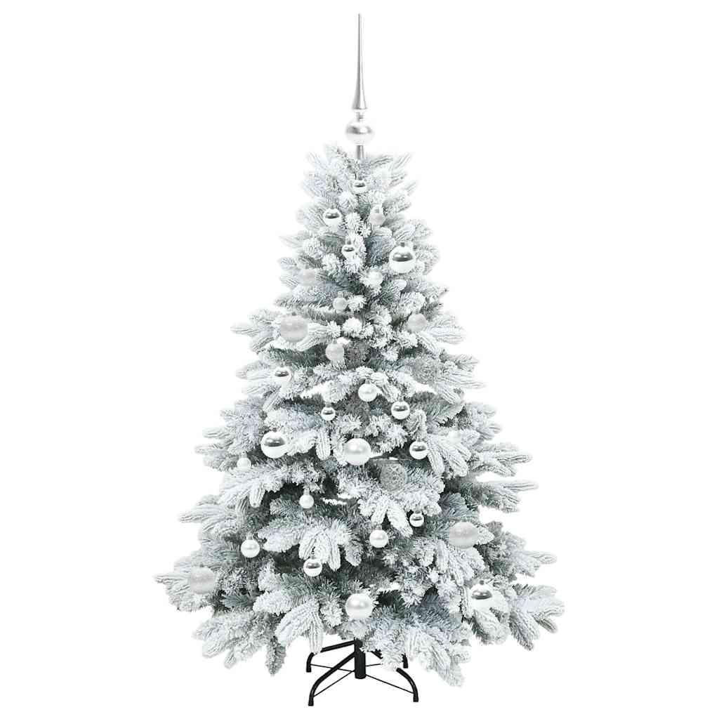 Kunstkerstboom met 150 LED met standaard Groen 120 cm PE en PVC