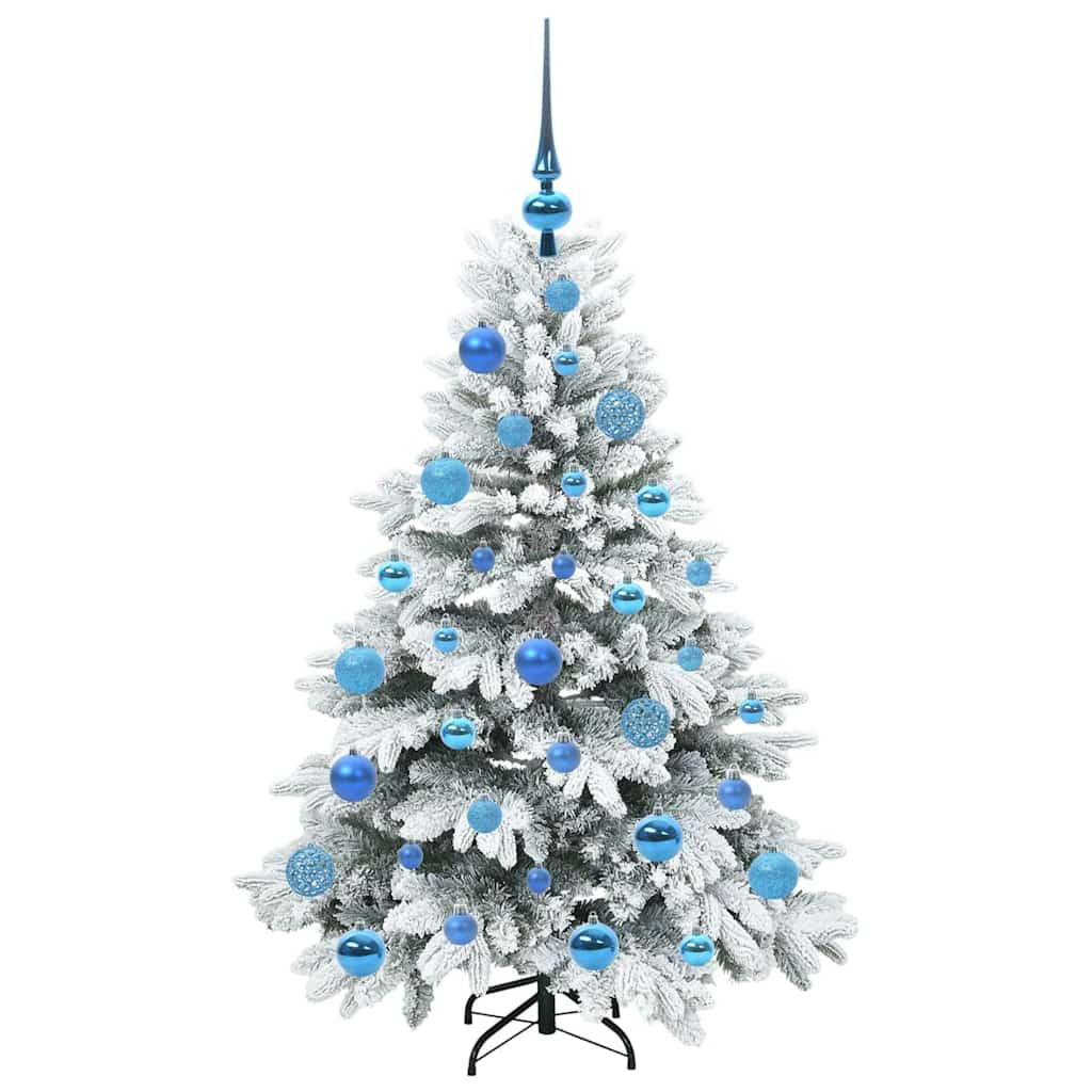 Kunstkerstboom met 150 LED met standaard Groen 120 cm PE en PVC