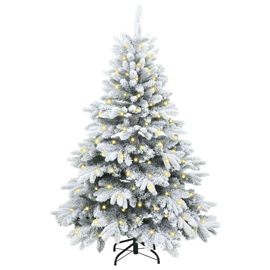 Kunstkerstboom met 150 LED met standaard Groen 150 cm PE en PVC