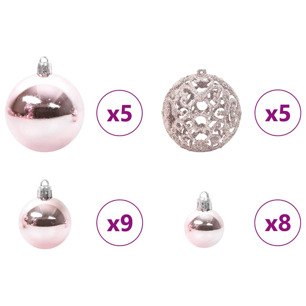 Kunstkerstboom met 150 LED met standaard Groen 150 cm PE en PVC