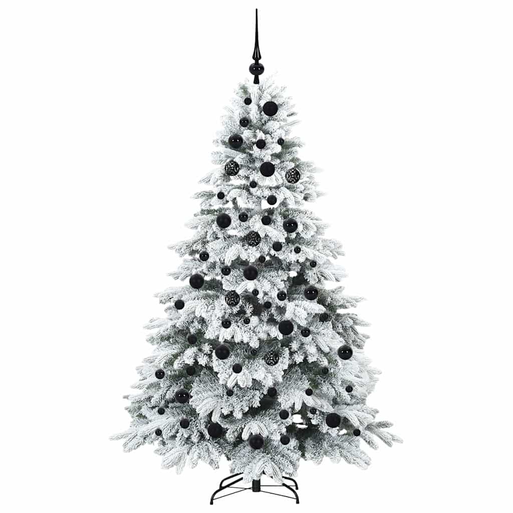 Kunstkerstboom met 300 LED met standaard Groen 180 cm PE en PVC