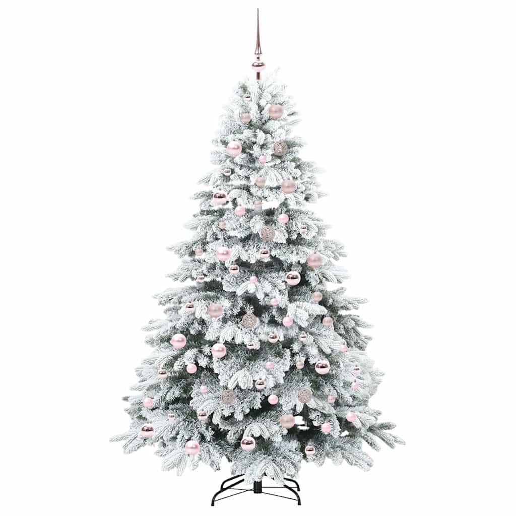 Kunstkerstboom met 300 LED met standaard Groen 180 cm PE en PVC