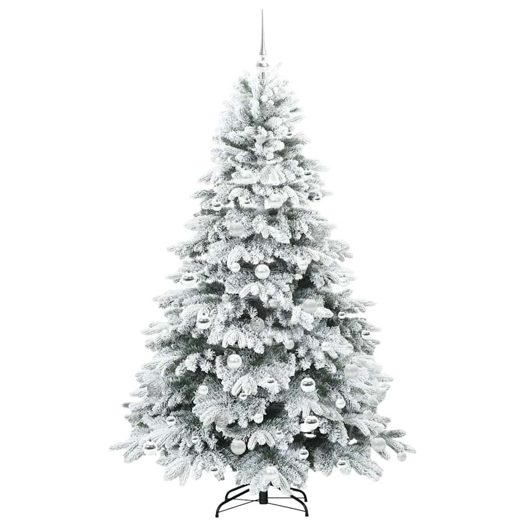 Kunstkerstboom met 300 LED met standaard Groen 180 cm PE en PVC