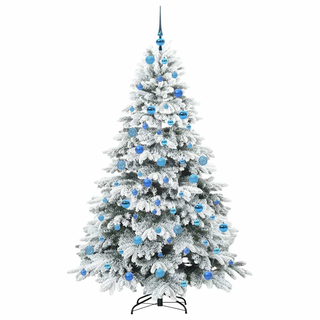 Kunstkerstboom met 300 LED met standaard Groen 180 cm PE en PVC