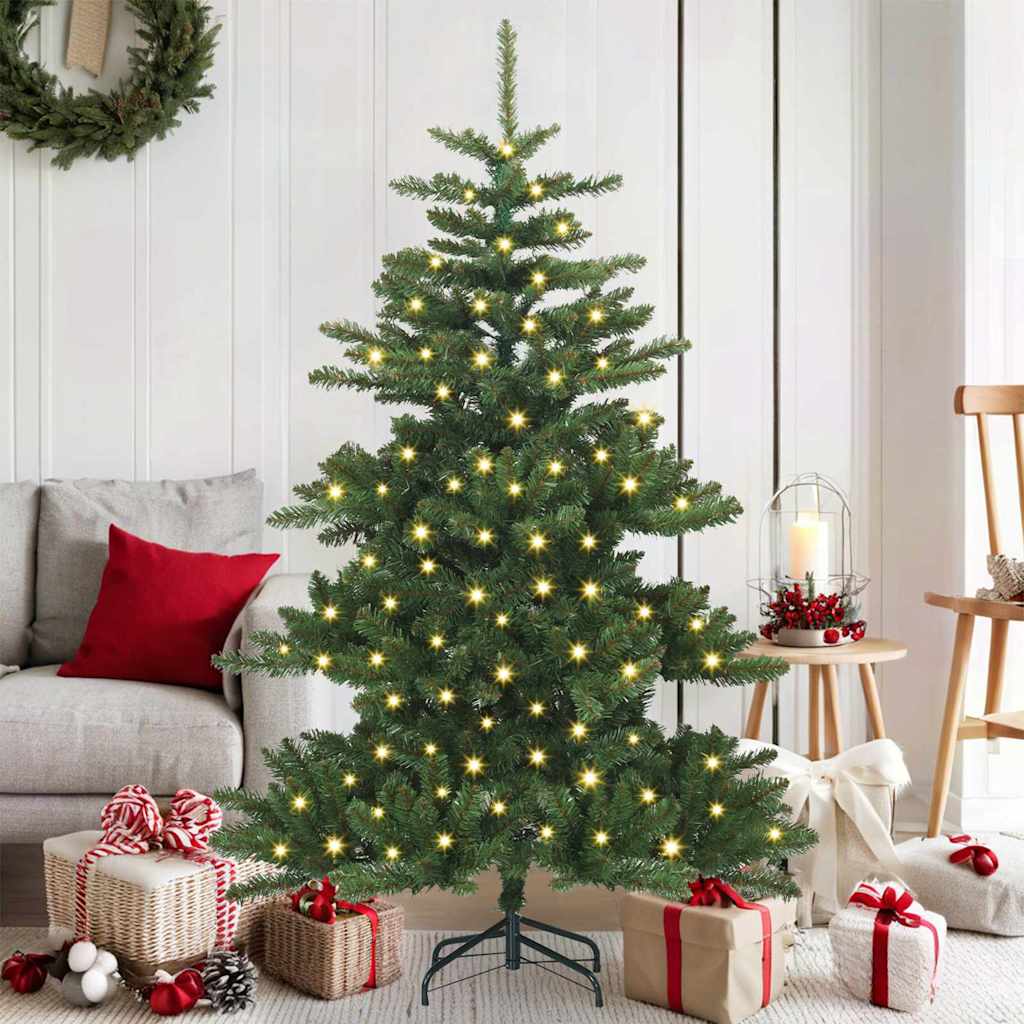 Kunstmatige Inklapbare Kerstboom met 150 LED 150 cm PVC