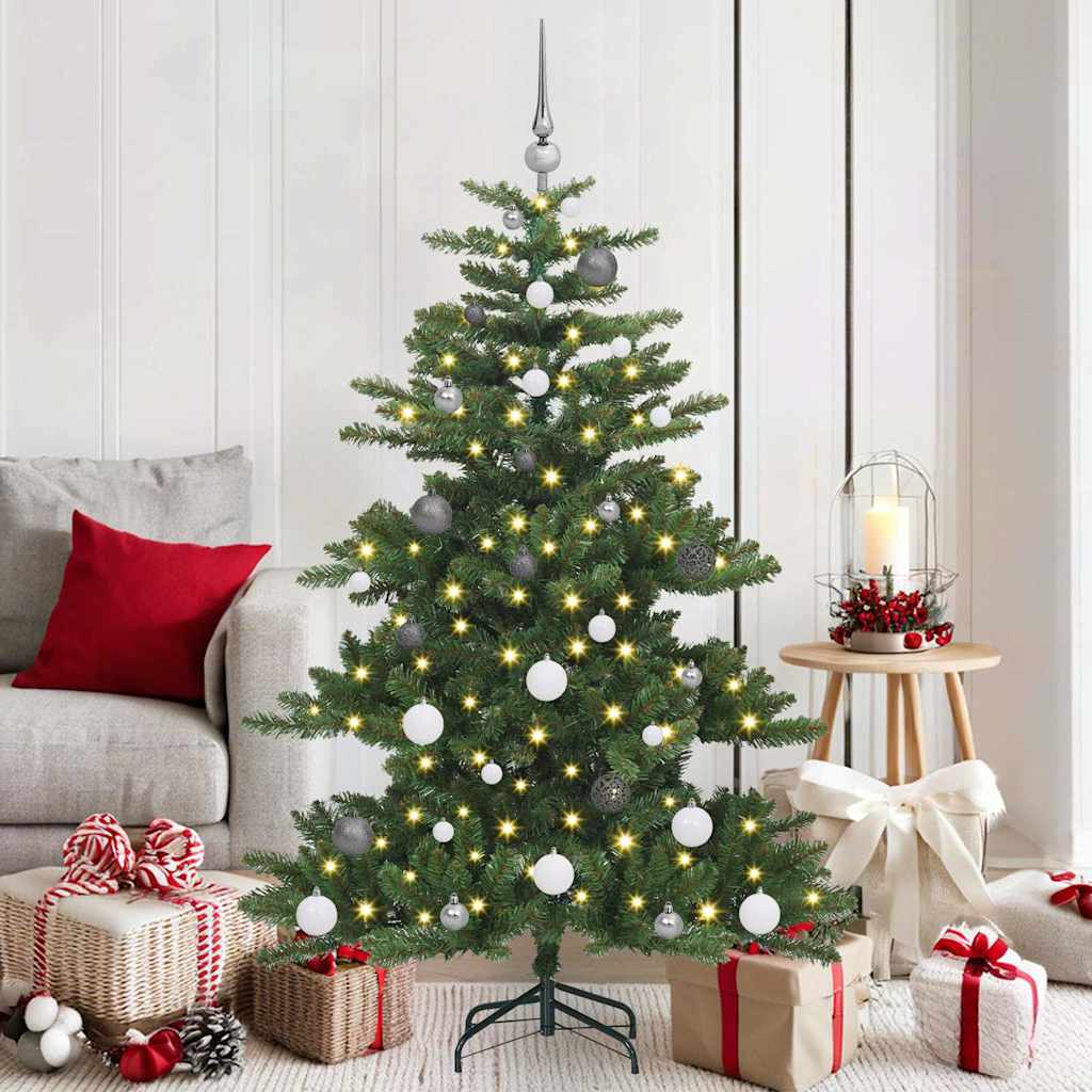 Kunstmatige Inklapbare Kerstboom met 150 LED 150 cm PVC