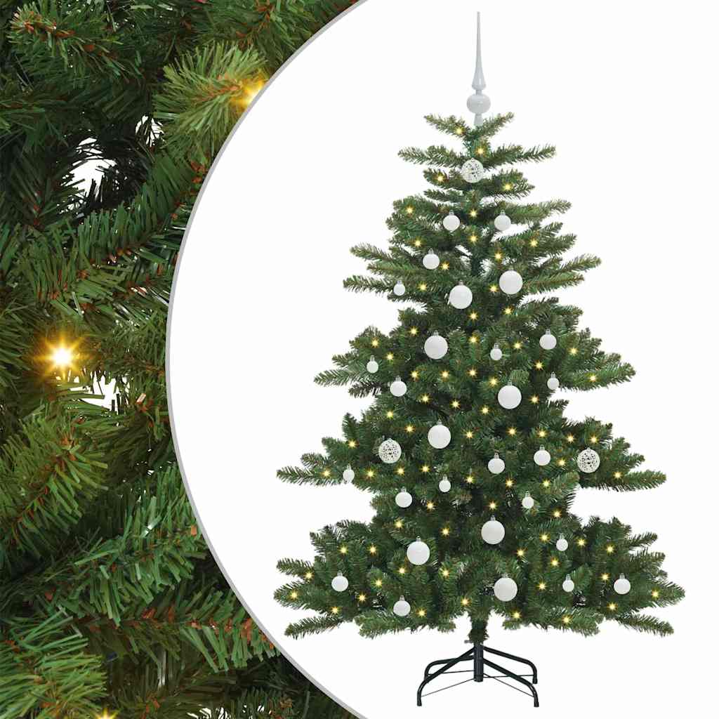Kunstmatige Inklapbare Kerstboom met 150 LED 150 cm PVC