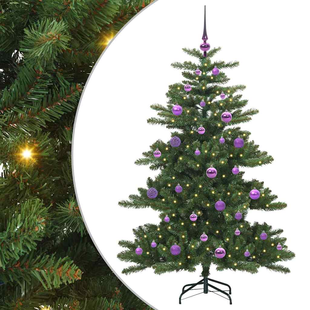 Kunstmatige Inklapbare Kerstboom met 150 LED 150 cm PVC
