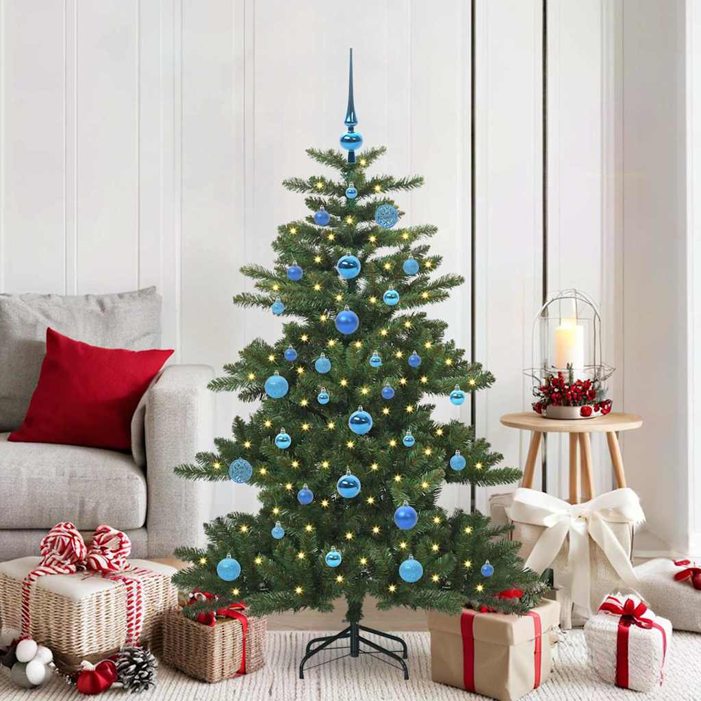 Kunstmatige Inklapbare Kerstboom met 150 LED 150 cm PVC