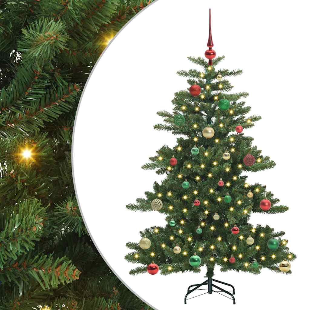 Kunstmatige Inklapbare Kerstboom met 150 LED 150 cm PVC